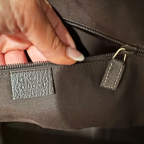 Gucci Crystal Monogram Large Carry On Duffle Weekender Bag Dark Brown - Picture 11 of 15